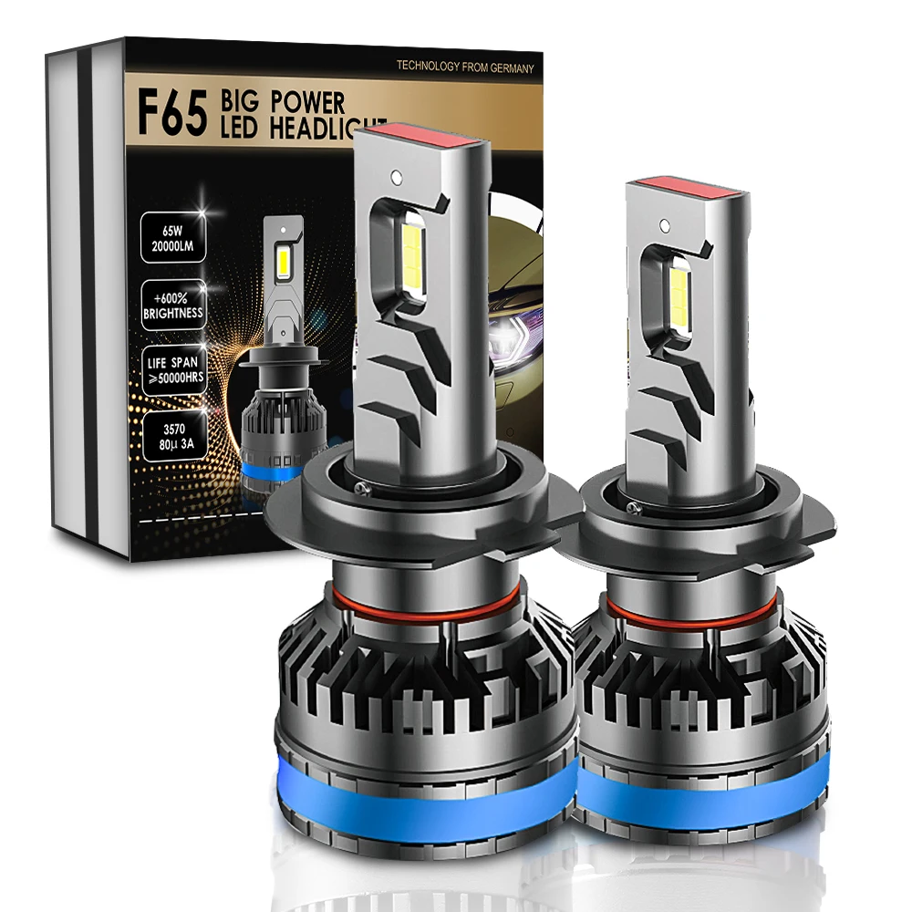 BIG POWER F65  hot sell Factory price 20000lm H1 H3 H4 H7 H11 H13 9004 9005 9006 9007 9012 881 880 for auto part