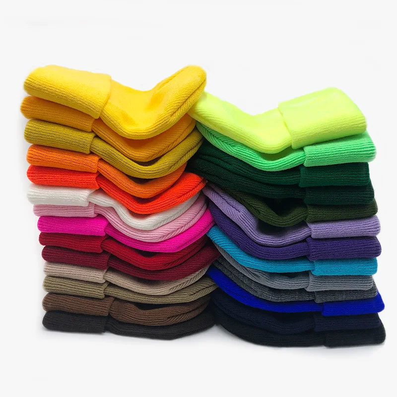 Skiing & Outdoor winter hat Beanie Knitted Hat Solid Color Stylish Elasticity  Lightweight Versatile Headwear hat For Women