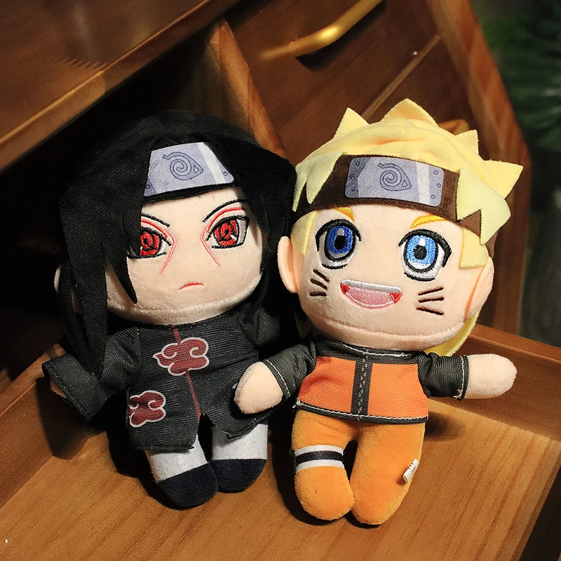 Cute Anime Plush Toys Uzumaki Doll Hatake Kakashi Uchiha Sasuke Doll Uchiha Itachi Doll Pillow Plush Toys
