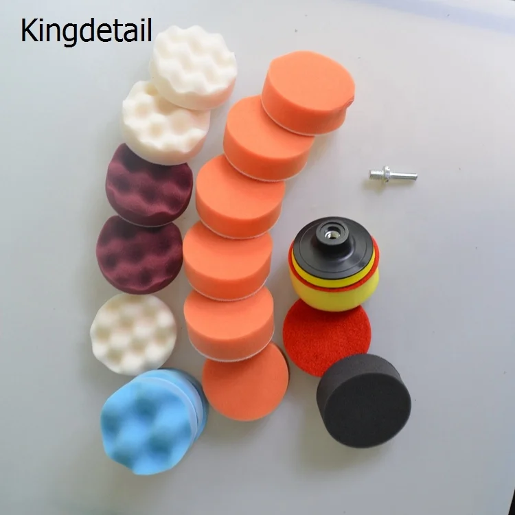 auto detailing 2 inch foam pad kit RO/DA Car Polishing Pads/ Buffing Pads For Car polish