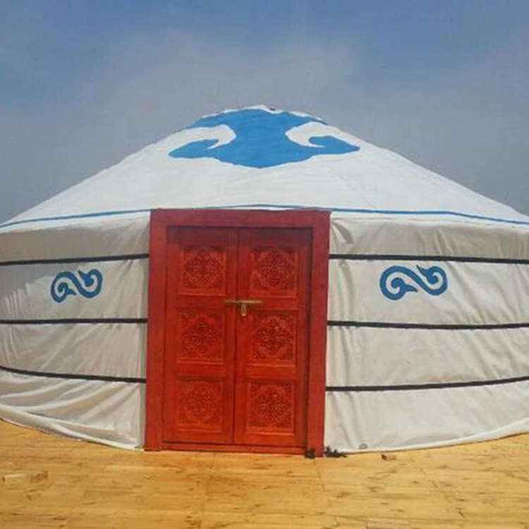 Палатки yourte mongole для кемпинга на открытом воздухе традиционная деревянная монгольская