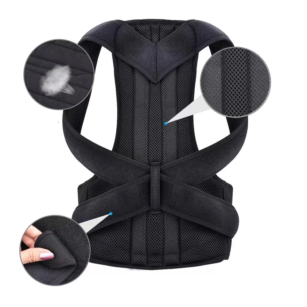Adjustable shoulder body orthopedic Back Support belt Lumbar support Belt Posture Corrector Improve Back Posture