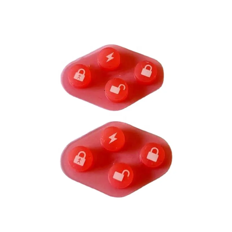 Shenzhen Kaixi manufacturer customized silicone rubber keypads for motorcycle remote control silicone button