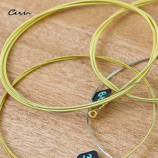 Professional Guitar 6 String Set Pack High Carbon Core Phosphor Bronze Coated Civin 10/48 Acoustic Strings For Guitar