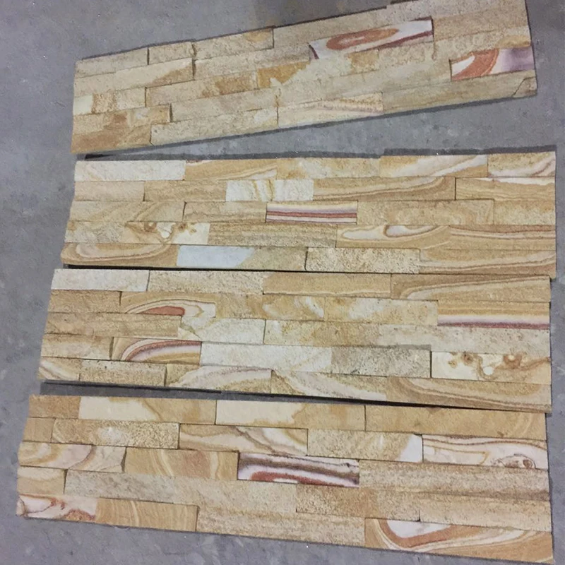 Wholesale High Quality wall decoration tile Stack sandstone veneer cladding interior and exterior decorative stone