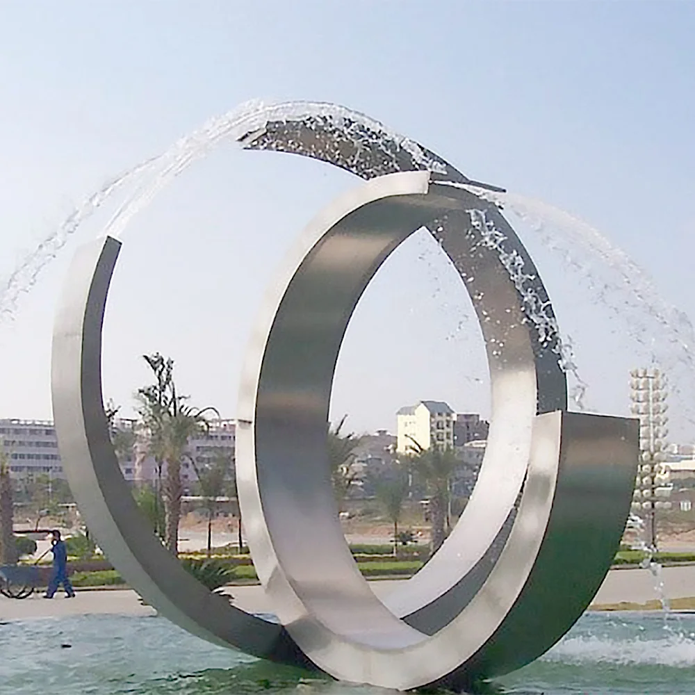 Free-Customized Decorative Sculpture  Marble garden  Fountain Statue