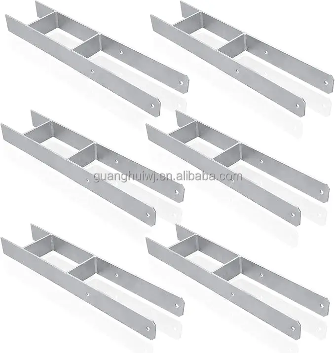 Post anchor H-form pole anchor