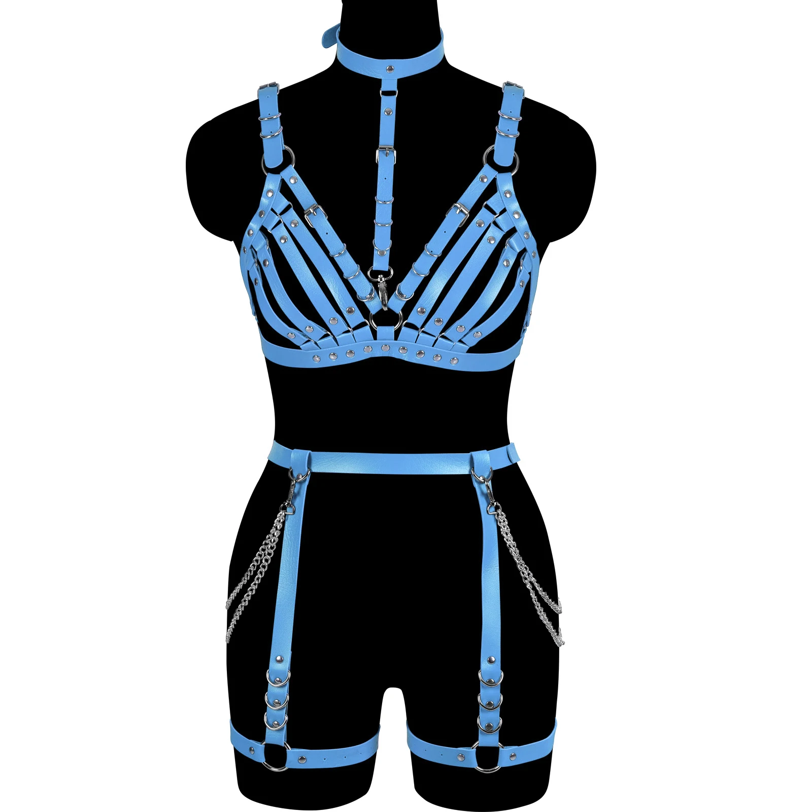 Высококачественное женское нижнее белье Пояс для чулок кожаное экзотическое нижнее белье женское кожаное боди