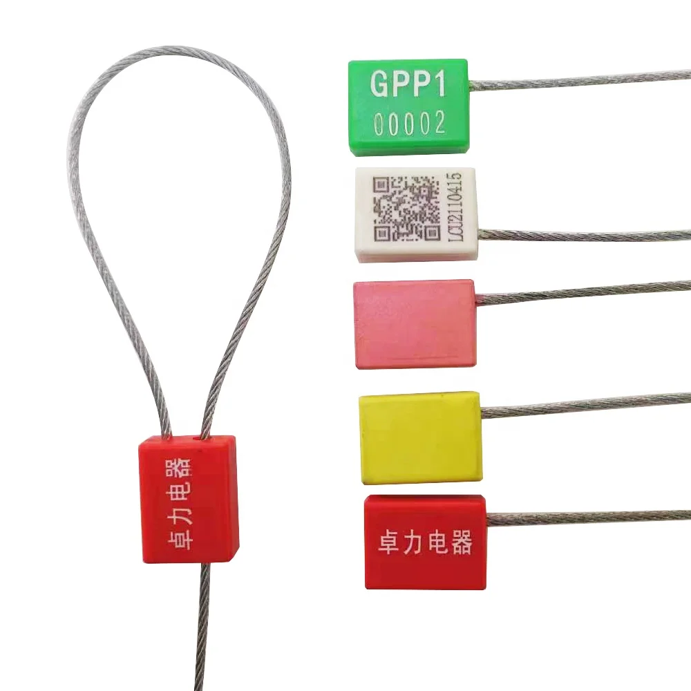 Security truck cable seals wholesale steel cable seals pull tight security cable seals