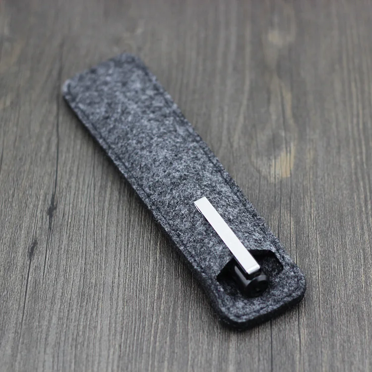 Custom Stationery Felt Portable Office Stationery Pen Storage Bag Felt Pen Case