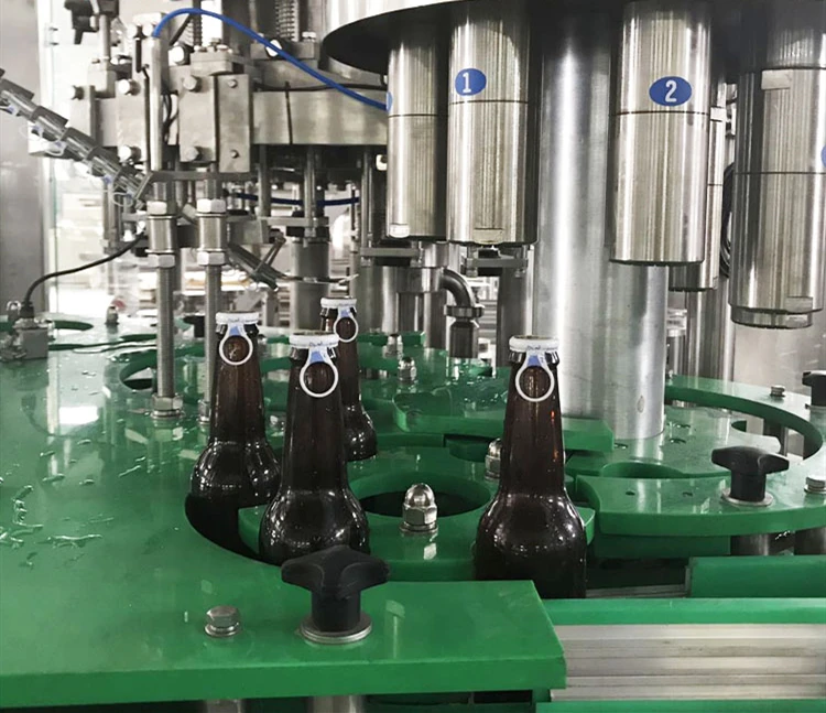 Automatic Drinking Mineral Sparkling Pure Water Liquid Alcohol Wine Beverage Filling Making Bottling Machine