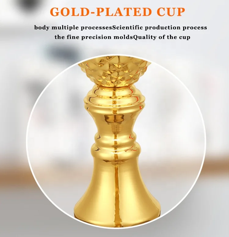Oneway Manufacturer Custom Trophy Cup Custom Metal Gold Award Trophies