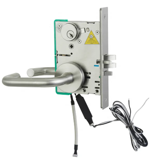 KEYMAN Electric Magnetic Mortise Door Lock Fail Secure Electronic Mortise U.L Fire Rated 3H ANSI/BHMA Grade 1