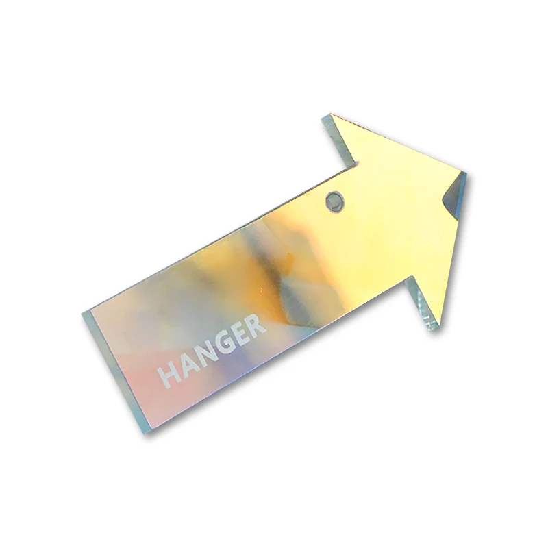 Акриловое разрешение на работу индивидуальное со шнурком креативная личность Высококачественная бирка с логотипом Рабочая карта