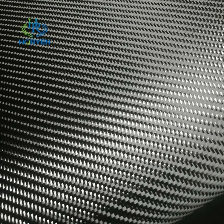 3k 6k 12k Black Twill Weave Carbon Fiber Fabric Cost-effective 100% Prepreg Carbon Cloth
