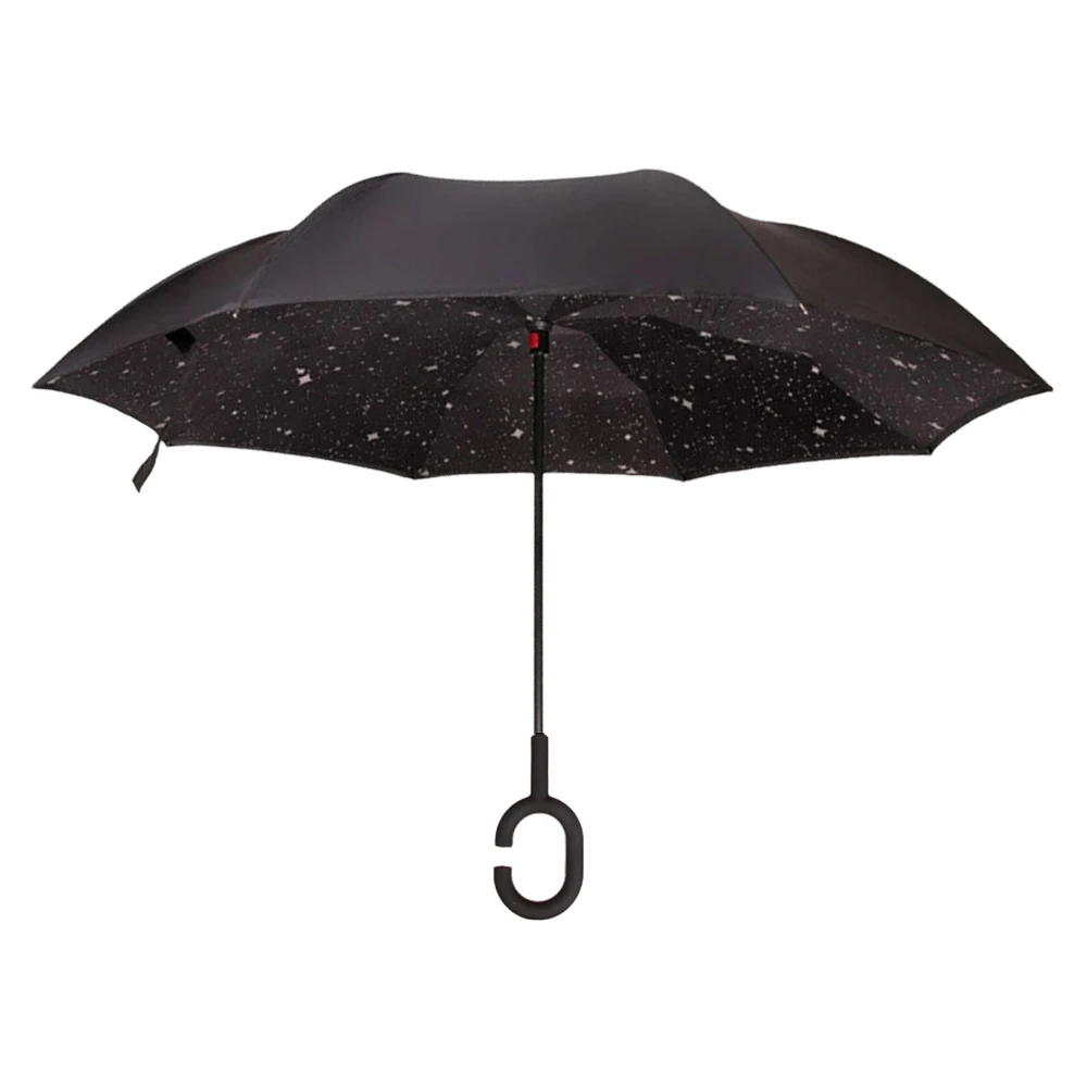 Modern Style Double Layer Reverse Umbrella Hands,Free C HoInverted Umbrella For rain Day/