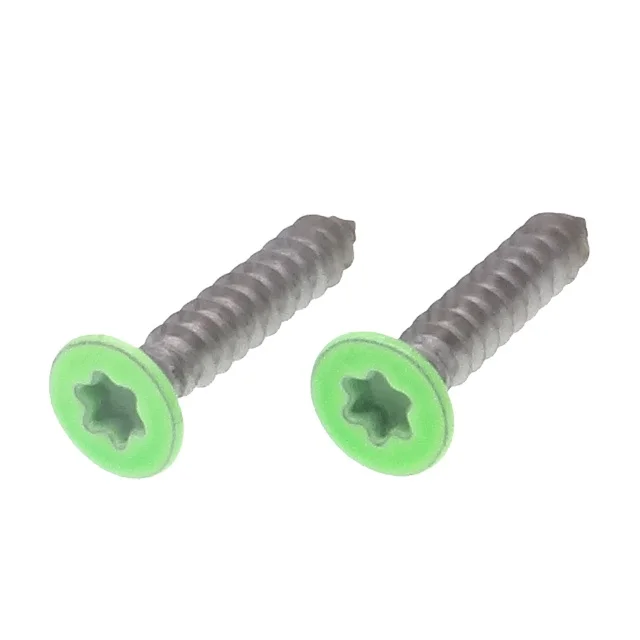 factory customized stainless steel trox flat head self tapping long legs screws