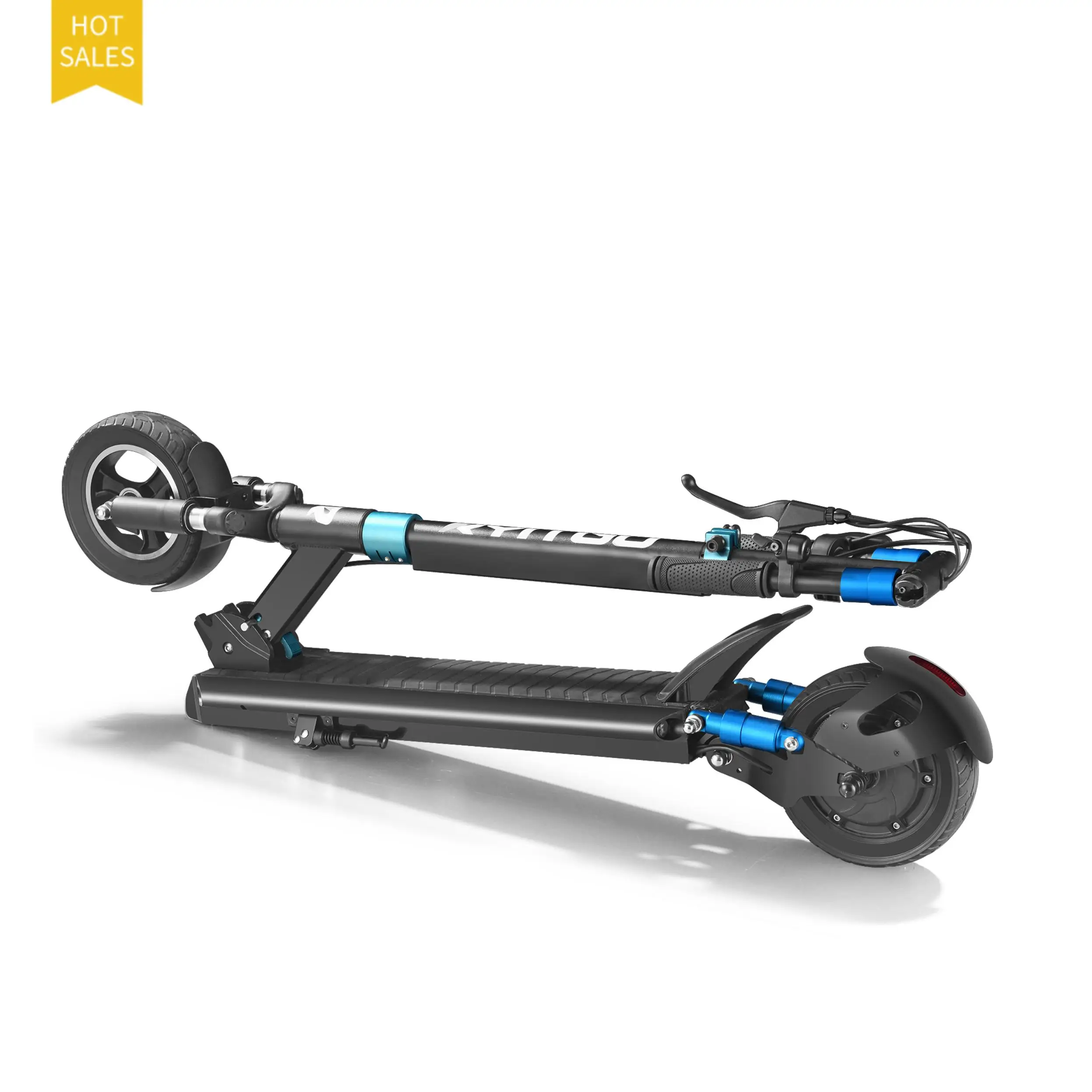 Wholesale Price Chinese Electric Scooters 8in Rubber Wheel Dual Suspension Foldable Electric Adult Scooter