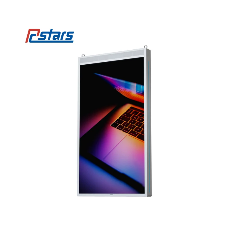 55 Inch Hanging Super slim Touch Interactive LCD Screen Monitor Advertising Digital Signage Display Billboard