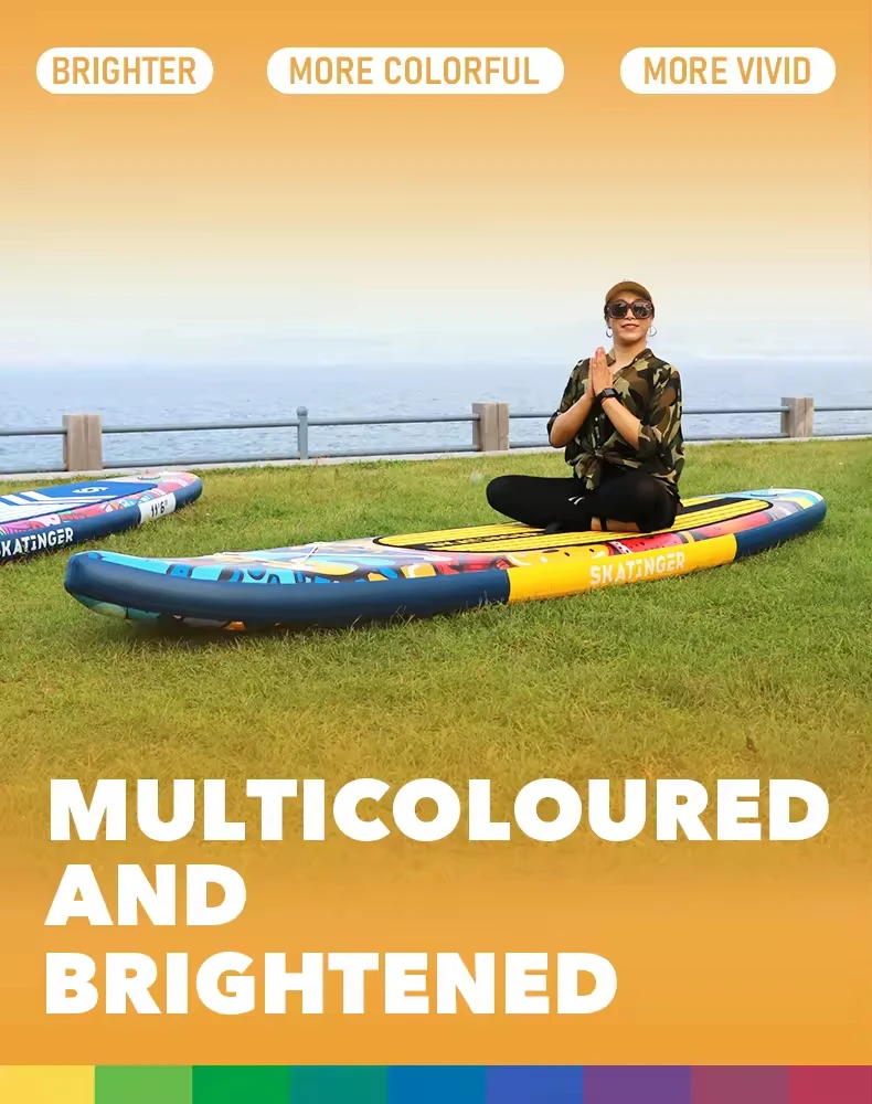 Skatinger hot selling touring  padel surf paddle board Foldable SUP surfing board stand up paddle surf for dropshipping