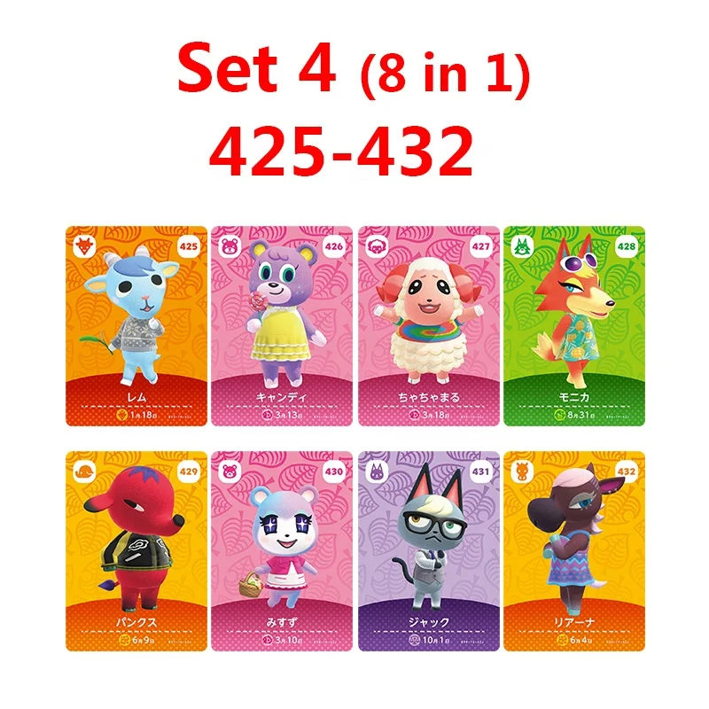 48 in 1 Series 5 Character Animal Crossing Nfc Amiibo Card Set For Nintendo Switch OLED Lite
