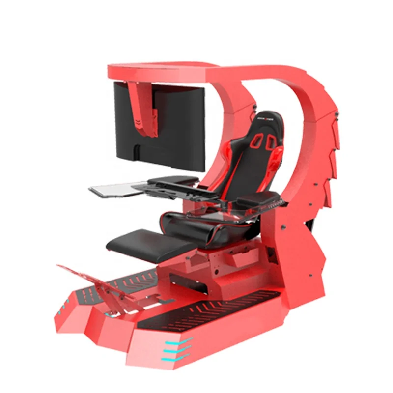 Car Racing Simulator Machine Computer Leather Pu Game Chair Gaming