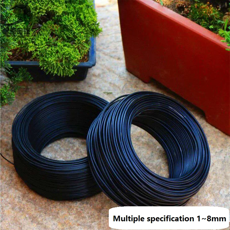 Color Bonsai Aluminium Wire Black Diy Time Surface Garden soft training wire for bonsai
