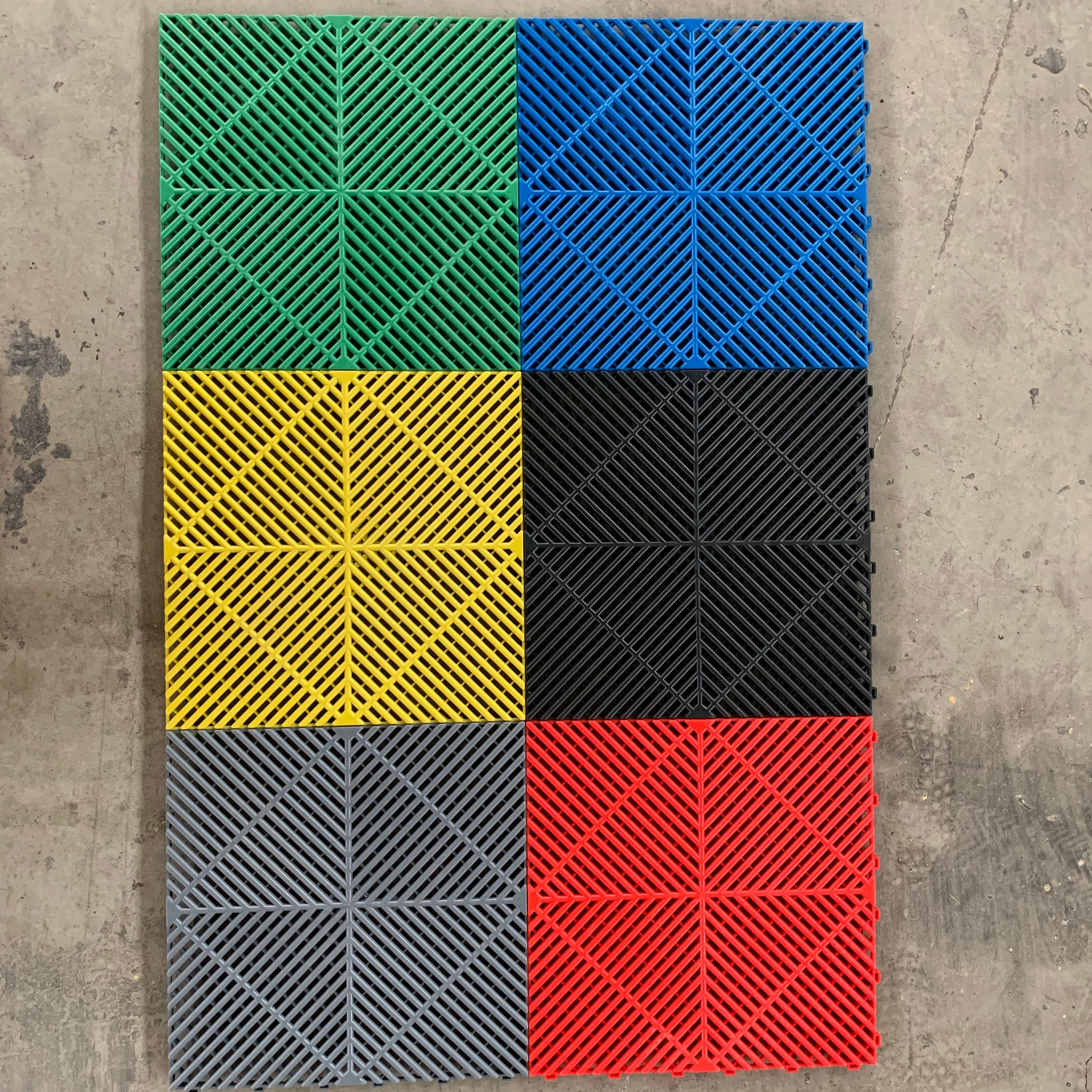 DBDMC Hot 40*40*1.8/2.0/3.0CM Garage Flooring Plastic PVC Flooring