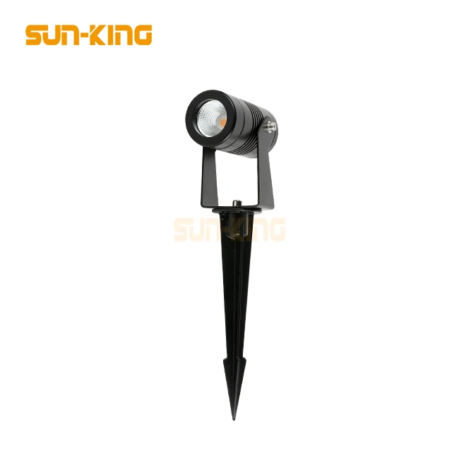 Outdoor Landscape Lawn spike garden light Aluminum IP67 Dimmable LED Spike Light 5W Garden Spotlight