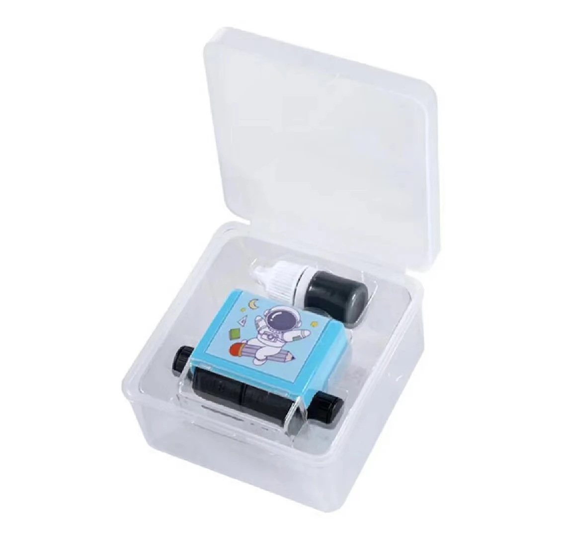 good quality school seal student math roller stamp Portable Seal addition / division/mcl/minus Roller Stamp set