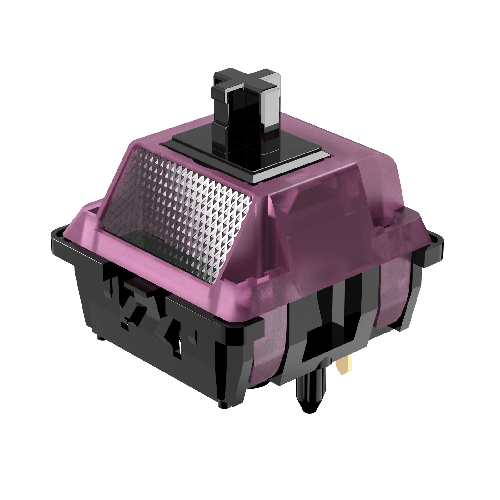 DUROCK Black Lotus Linear Switch 2023 63.5g Extended Long Spring Linears Free 80g Spacebar Switch RGB Line Keyboard Switches