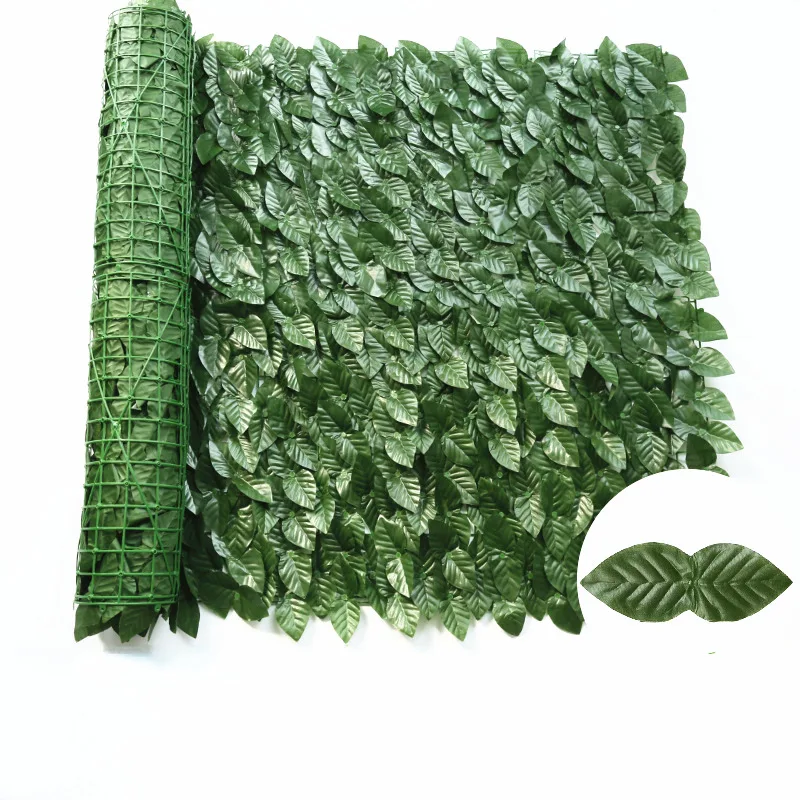 Garden Home Balcony Decoration Artificial Privacy Leaves Hedge Fence Screen