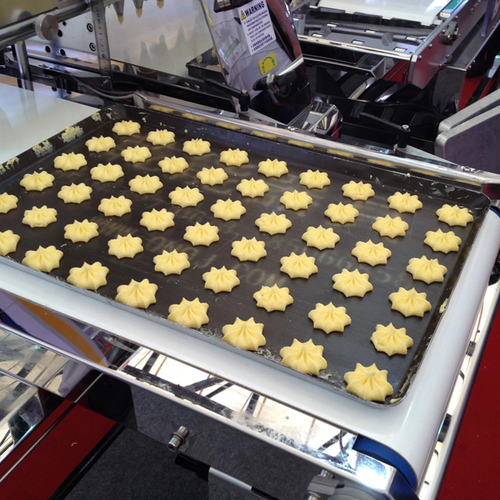 
Multifunction two color cookie and biscuit forming machine 