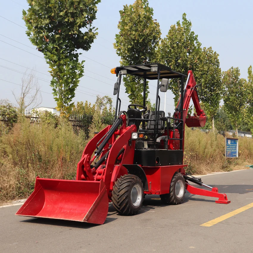 Mini Backhoe Tractor With Front End Loader Diesel Loader Bearing Backhoe Loader For Sale