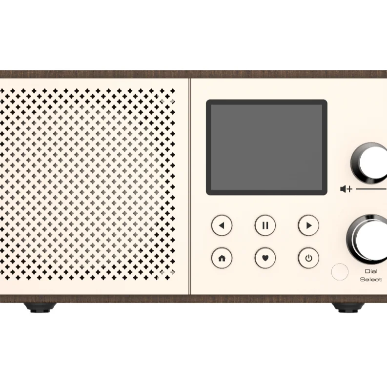 Wifi internet radio 2.4 inch TFT color display with FM and BT speaker / USB music play