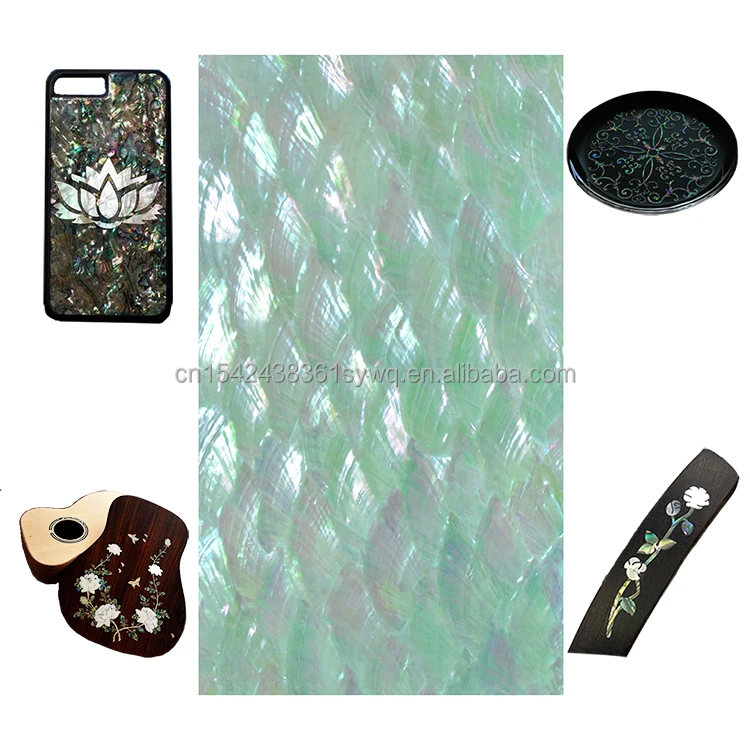 Custom guitar fretboard inlay letters Abalone mother of pearl shell blanks Sheet/Plate    DB-019