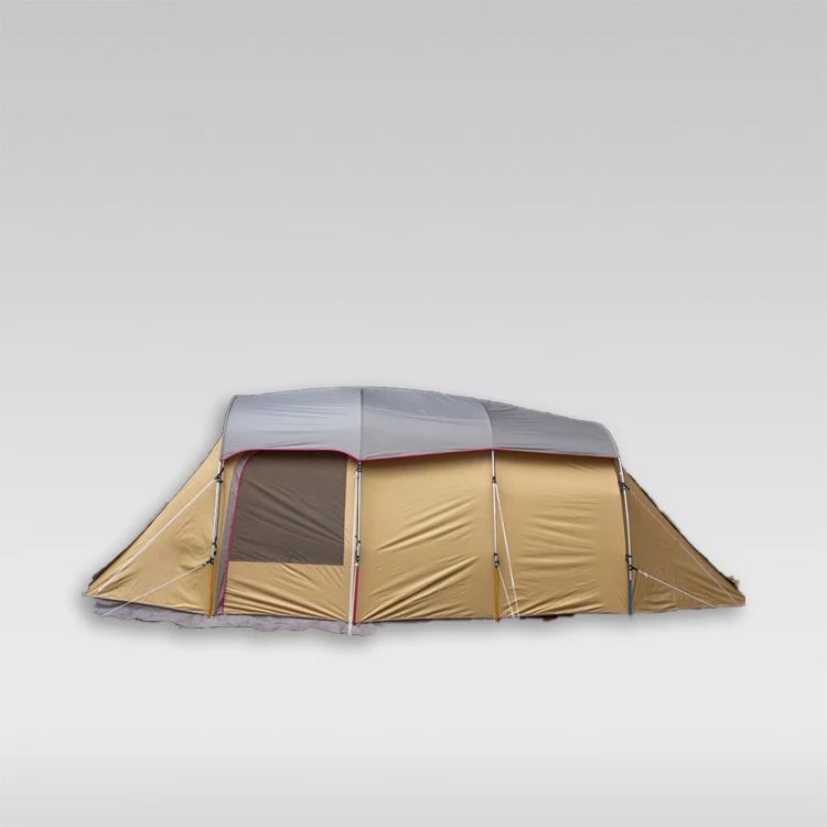 Exteneded Shape Hiking Family Camping Sun Shelter Glamping Event Tent Outdoor Tube Shape Luxury Dome Tent Custom Made Tents
