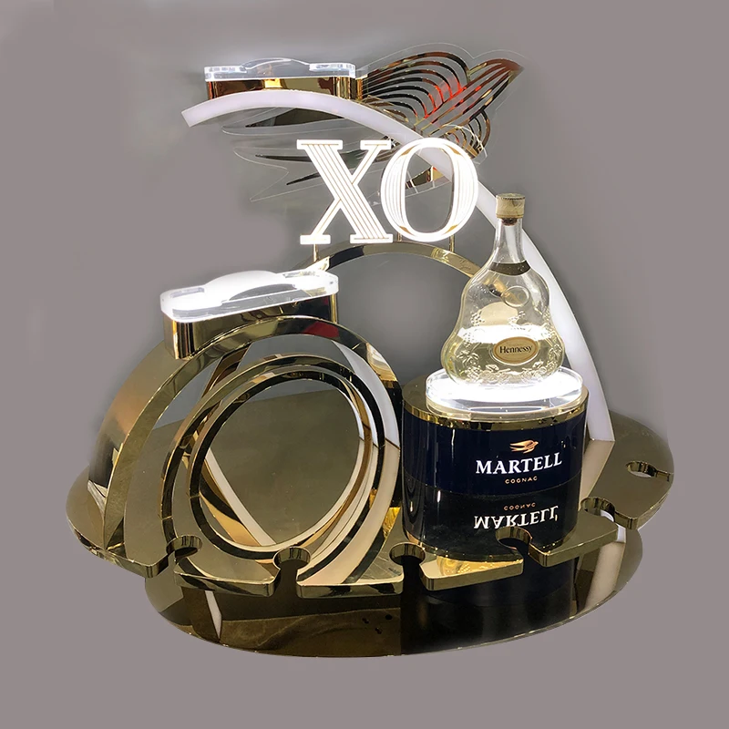 Дисплей для ликера XO коньяк Hennessy из нержавеющей стали домашний магазин декор