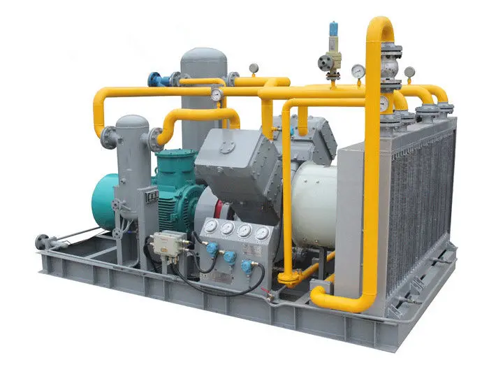 Reciprocating Compressor CNG Station Bog Piston Compressor Gas Booster Compressed Natural Gas Set for Sales