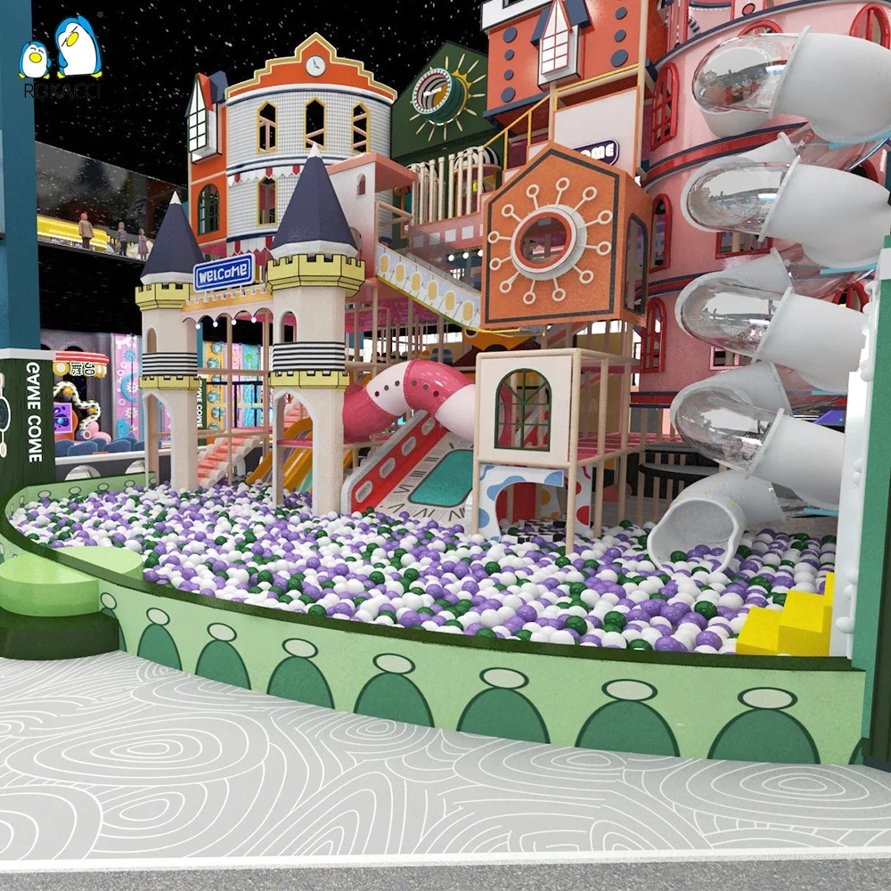 Commercial Plastic Amusement Indoor Play Center Kids Indoor Playground Equipment Theme Indoor Maze for Kids