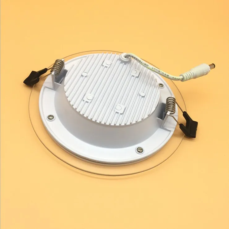 Factory direct sale 12w 18W COB recessed glass  panel light AC85-265V