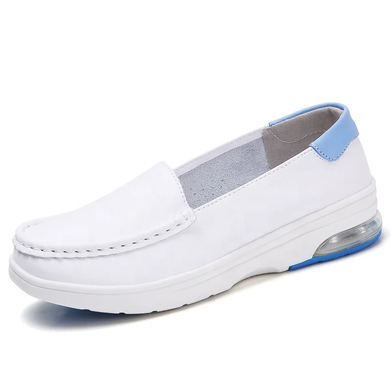 
Comfortable Cow Leather Hospital Nurse Shoe Anti Slip White Nursing Shoes For Nurse 