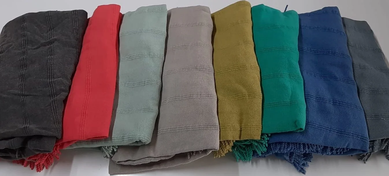 
Wholesale Newest Design Stonewashed Round Beach Towel Turkish Round Beach Towel made in Turkey 