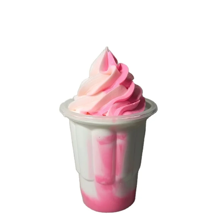 Simulated  cup ice cream model fruit cup mousse cup model ice cream