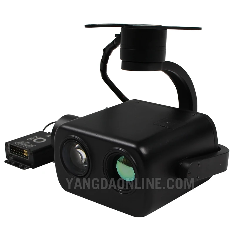 4K EO/IR Dual Sensor 25X UAV Drone Zoom Camera With Georeferencing and Object Tracking