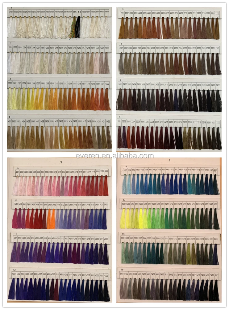 EVEREN Spun Polyester Colored Sewing Thread for Mattress