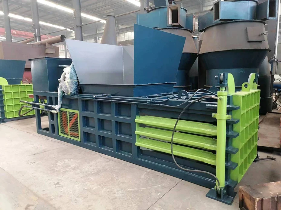 Mini Scrap Metal Baler Hydraulic Automatic Press Machine Waste Paper Bale Small Cardboard Box Baling Press