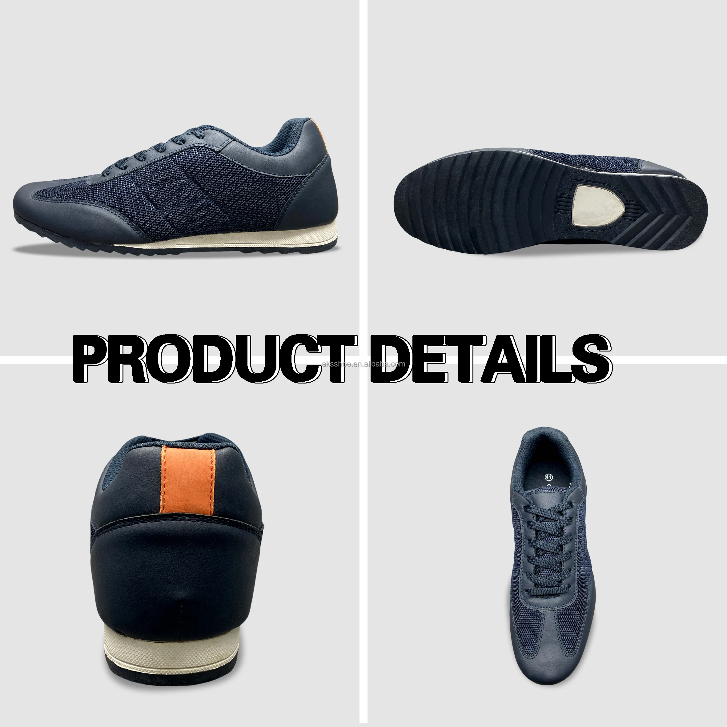 A.K.S. Factory Price Spring Summer Mesh Breathable Mens Designer Sneakers Plus Size Non-slip Casual Walking Shoes Custom