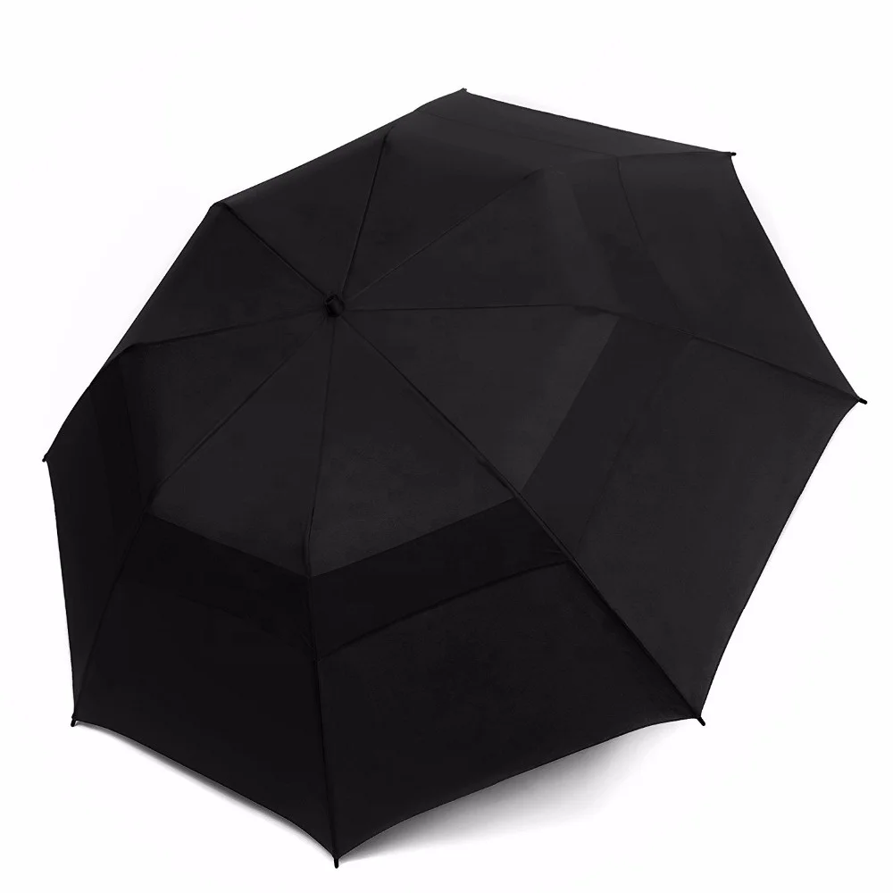Ok Umbrella Windproof Double Vented Umbrella Wind Resistant Strong Open Close Compact Folding Umbrella