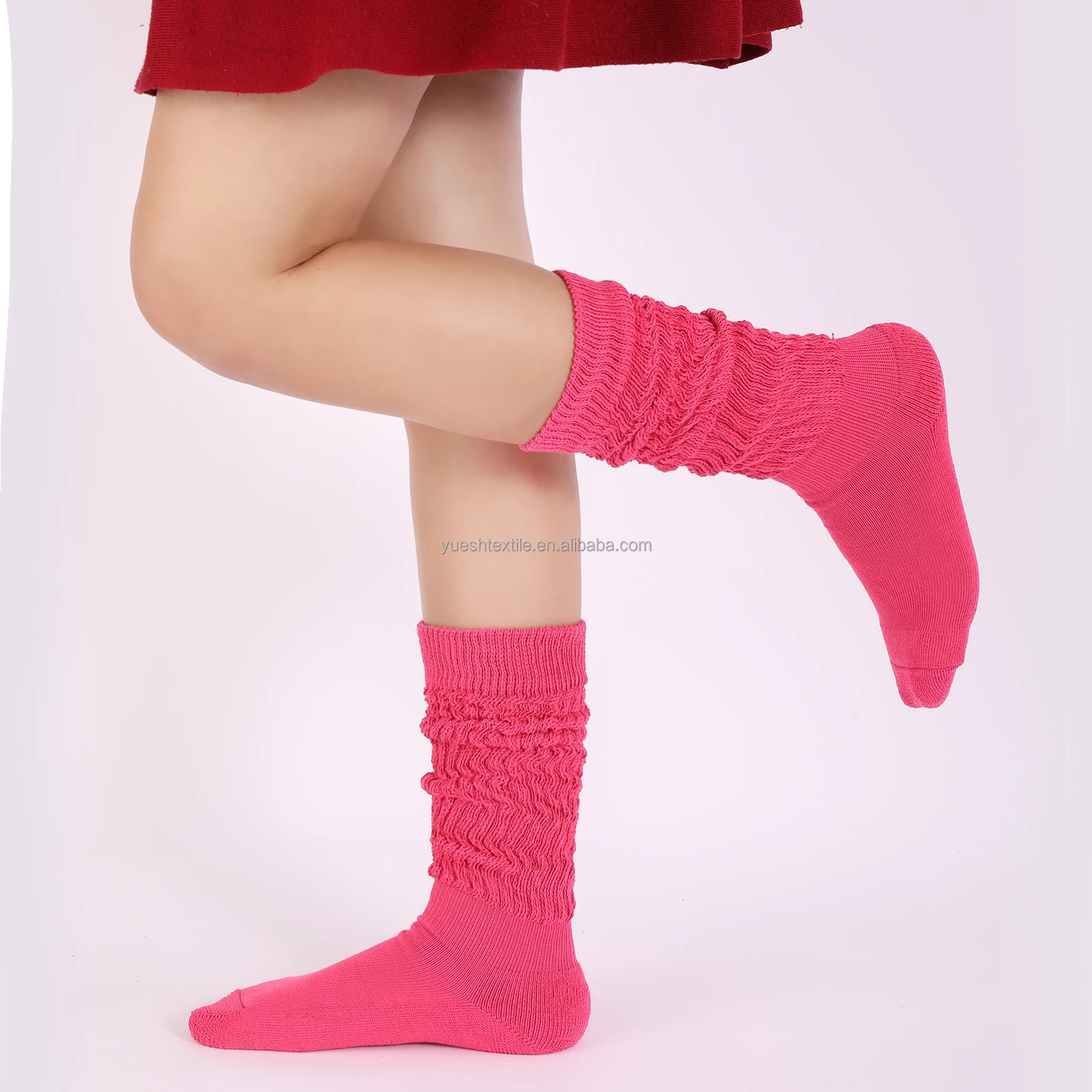 Slouch Socks Woman Candy Color Cool Thin Breathable Soft Comfortable Female Cotton Slouch Socks